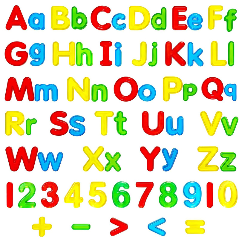 Kids Education Number - Şeffaf Harfler ve Sayılar Saymayı ve