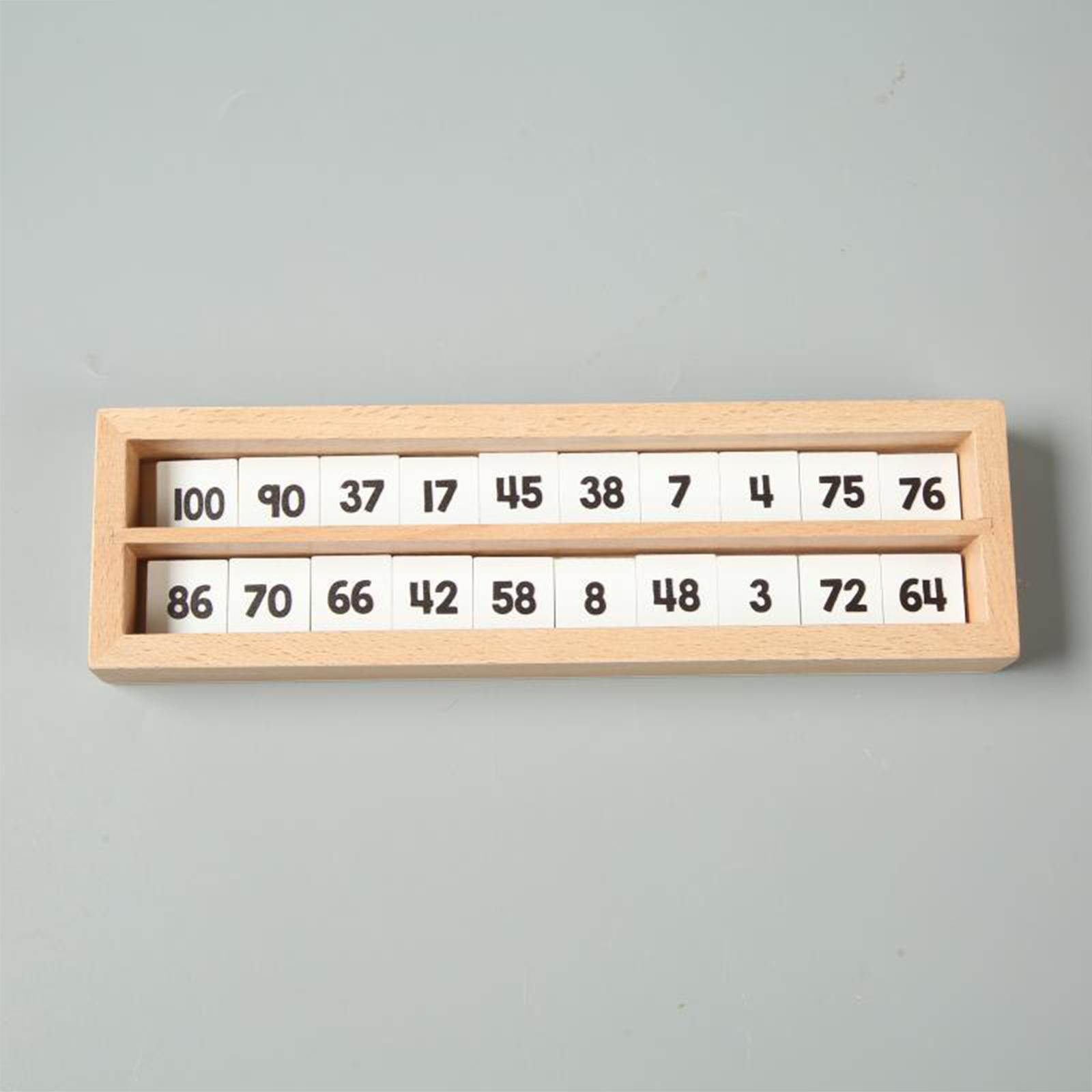 Ahşap 1-100 Sayı Tahtası Geliş - Kids Education Number incelemesi ve fiyatı